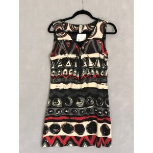 24seven Comfort Apparel Women's Size Medium Half-Zip Sleeveless Dress